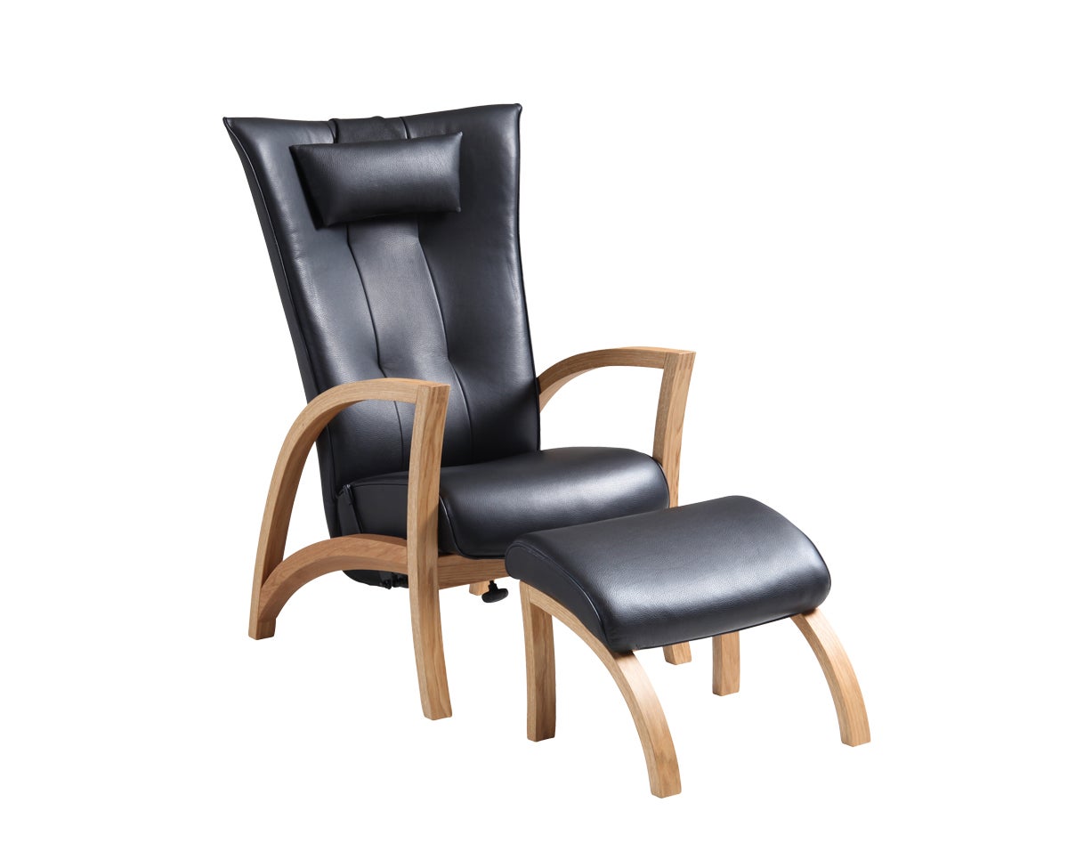 Focus-fatolj-pall-lader-svart