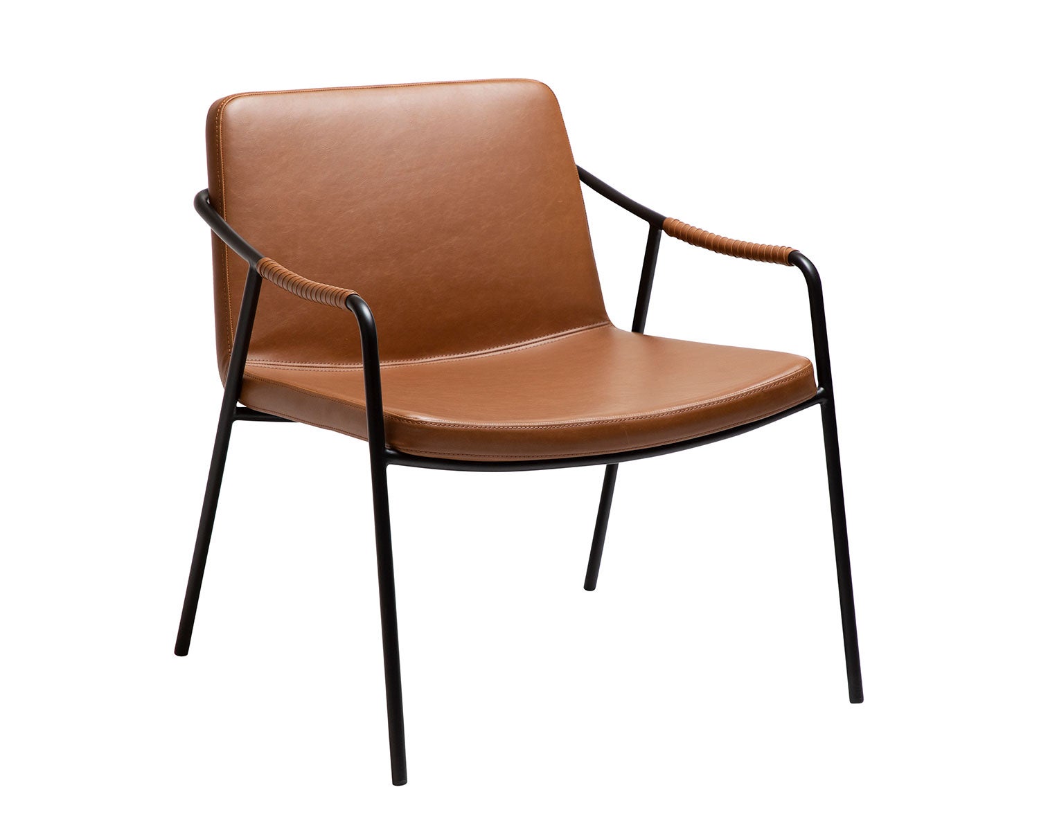 Boto-Lounge-Stol-Ljusbrun-Konstlader