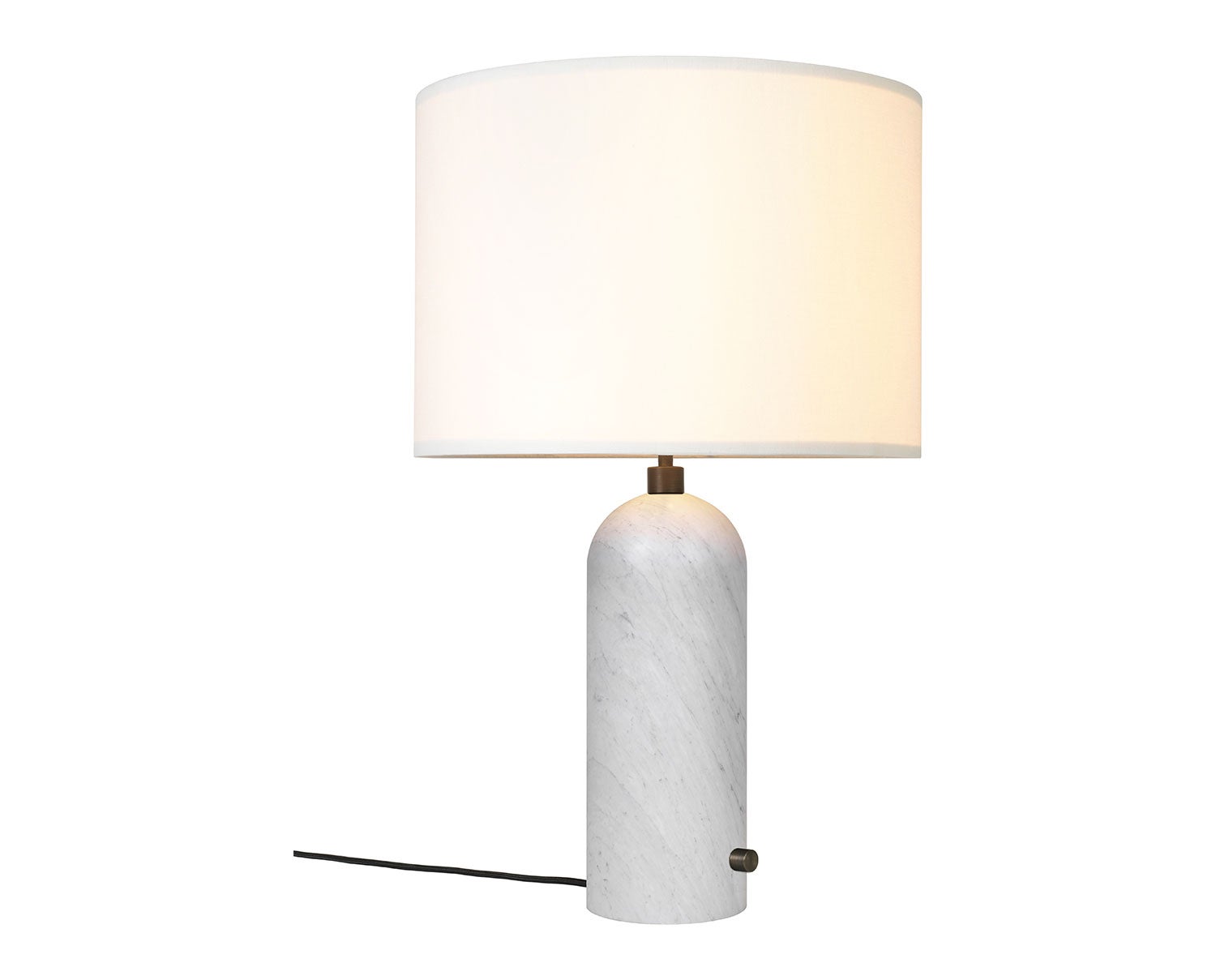 Gravity_TableLamp_Large_WhiteMarble_White_on
