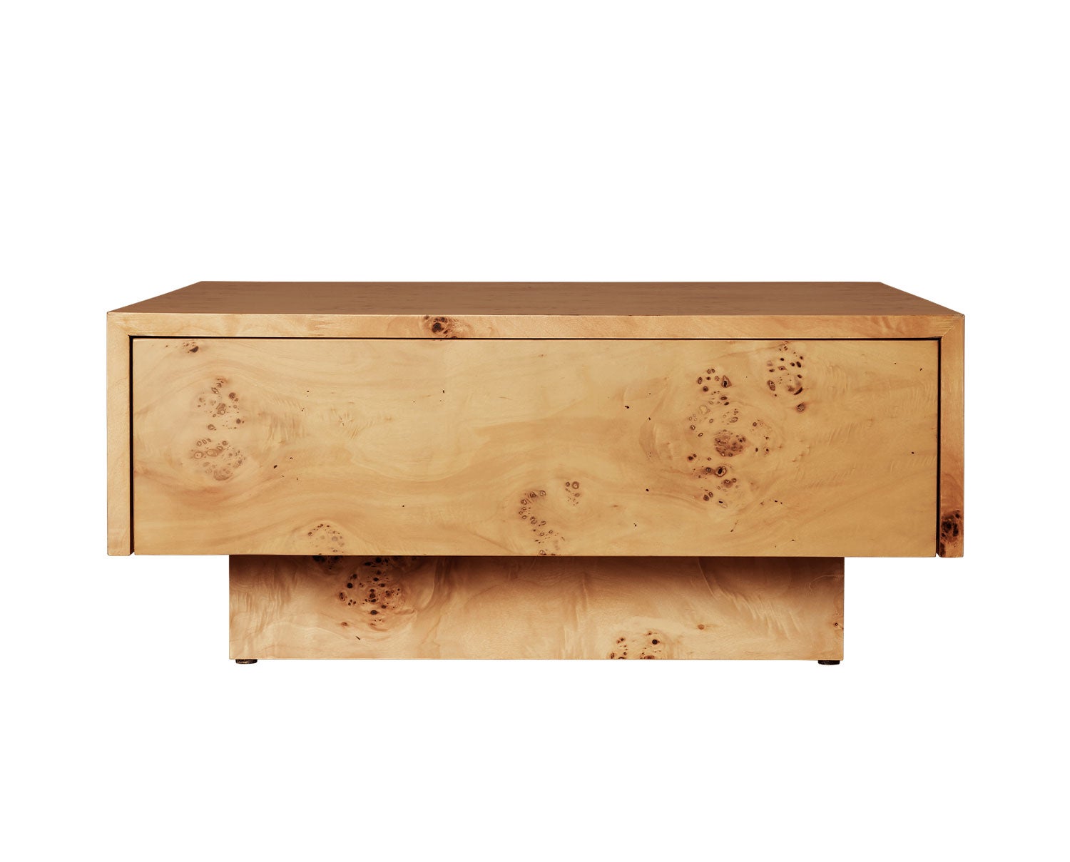 Burl Sofabord med opbevaring i natur