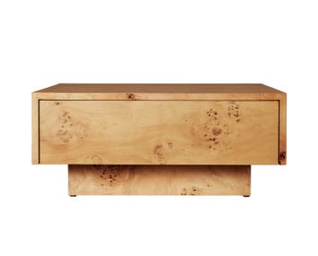 Burl Sofabord med opbevaring i natur
