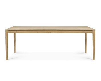 Bok Spisebord 220x95 i lakeret eg