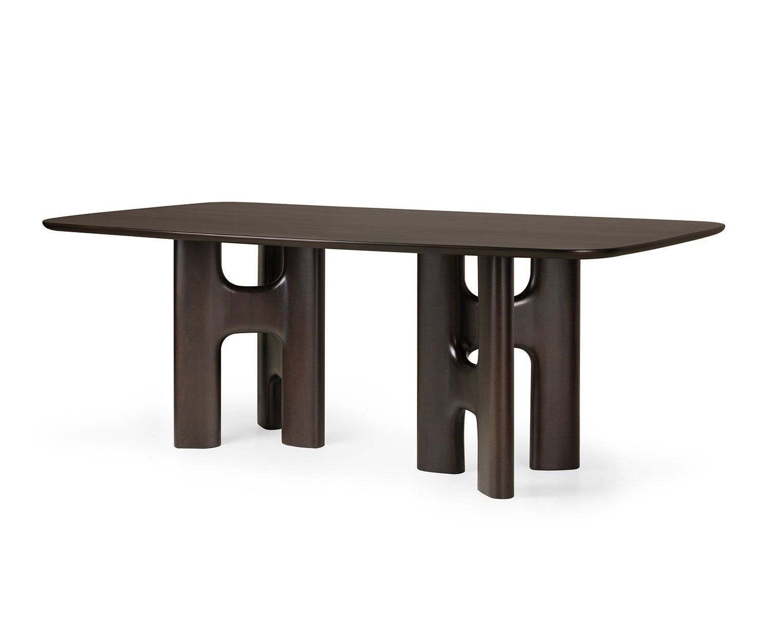 Ethnicraft-Flow-Dining-Table-200-Rose-Brown-Mahogny-1