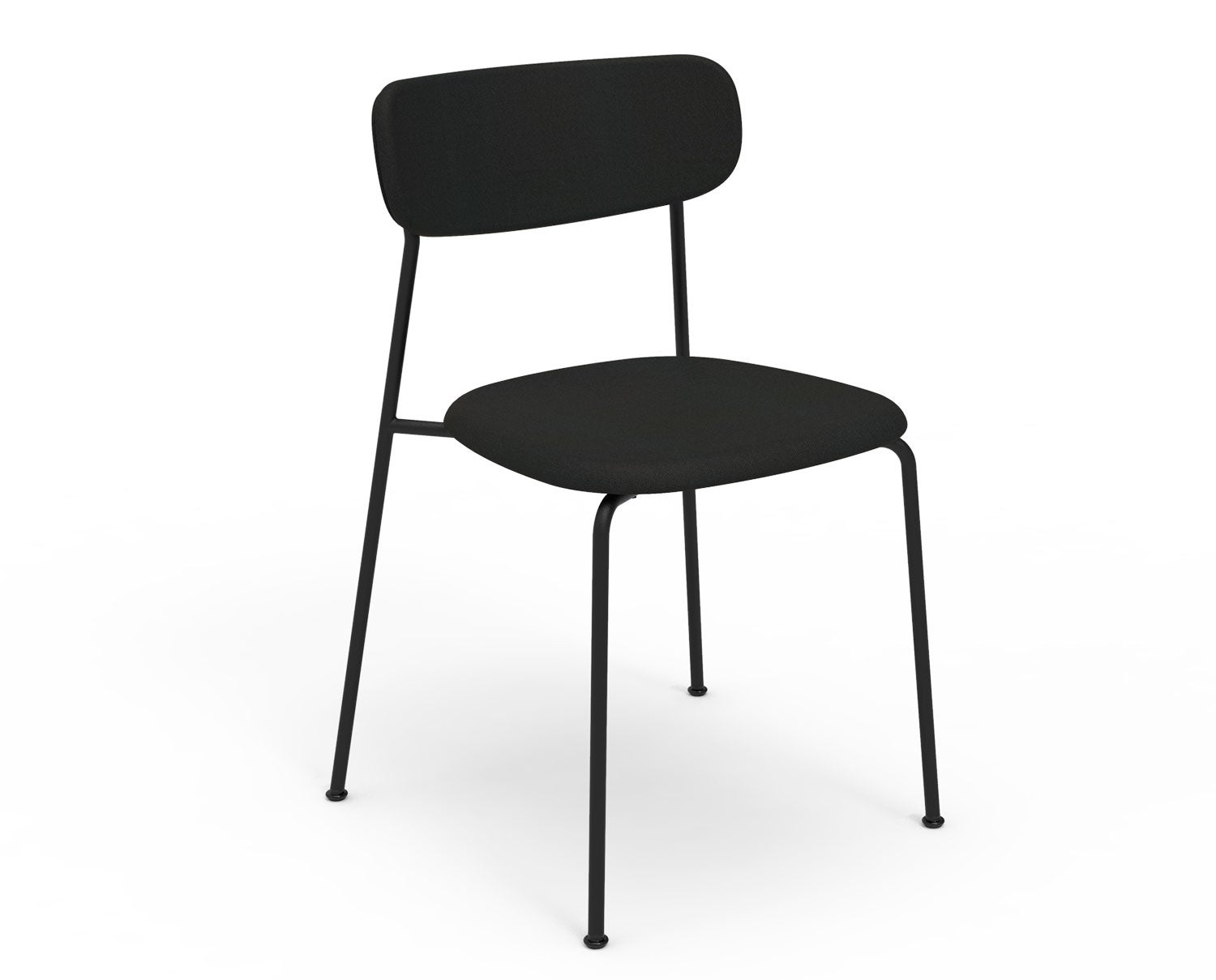 Scope-chair-black-matt-lacquer-oak-veneer-black-stethoscope-upholstered-seat-Andersen-Furniture_1