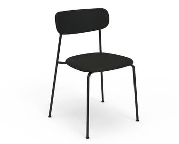 Scope-chair-black-matt-lacquer-oak-veneer-black-stethoscope-upholstered-seat-Andersen-Furniture_1