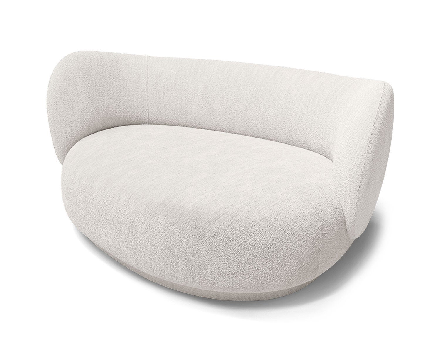 Ferm-Living-Rico-Curve-Sofa-Right-Boucle-Off-White