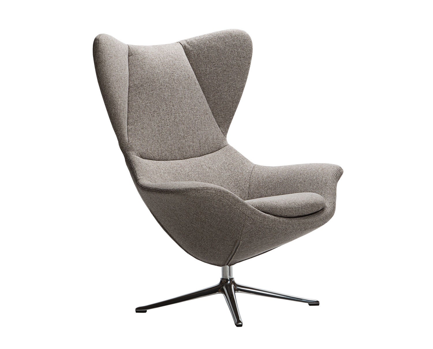 Stilo Lænestol med ben i poleret aluminium