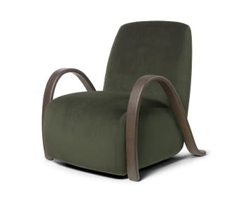Ferm-Living-Buur-Lounge-Chair-Rich-Velvet-Pine