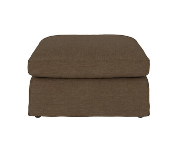 Peyton Fodskammel i stoffet Ursula 514 Grøn-Brun