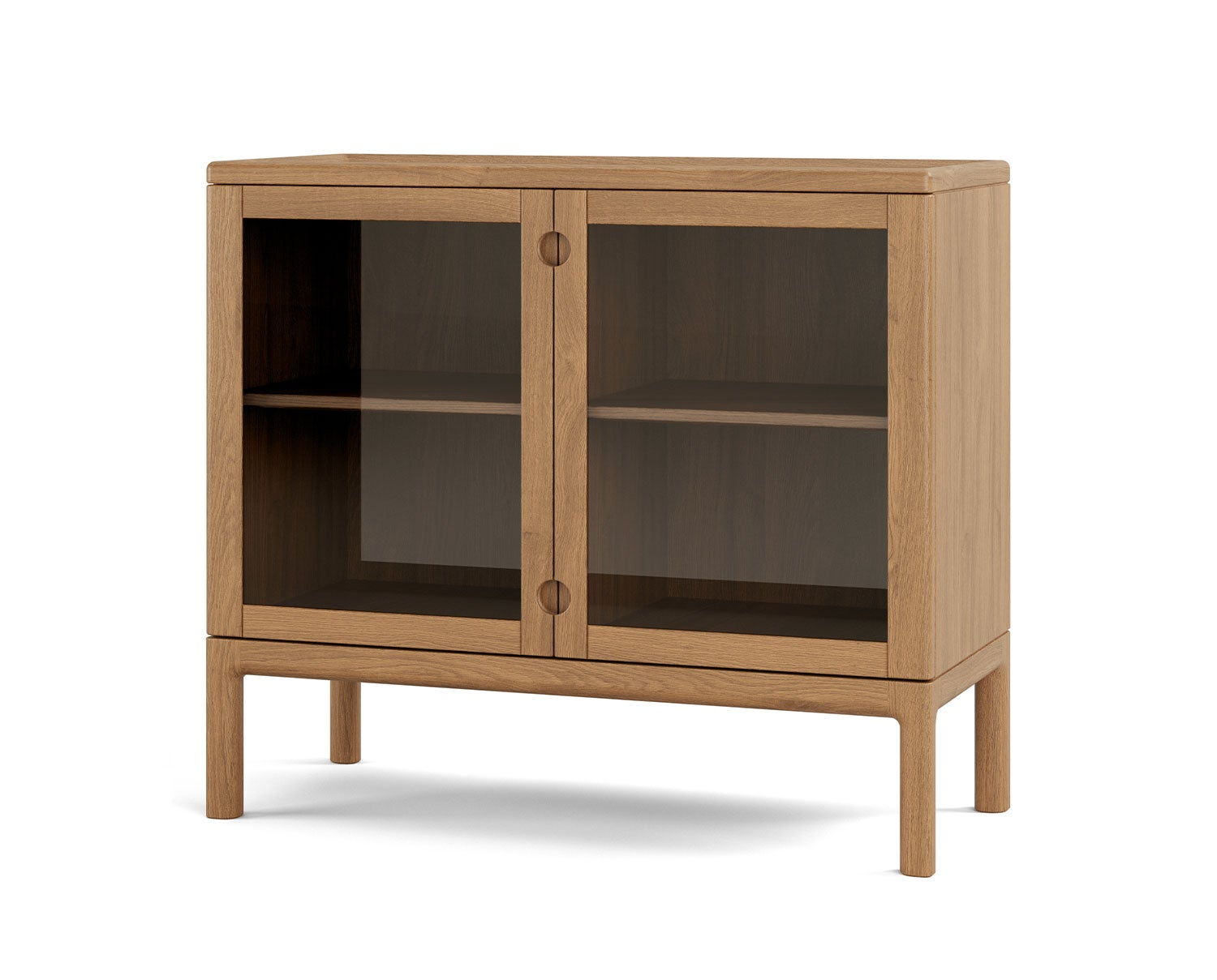 Stolab-Prio-Cabinet-H80-Glass-Natural-Oak