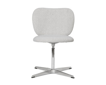 Ferm-Living-Rico-Chair-Swivel-Base-Soft-Boucle-Off-White-Sand