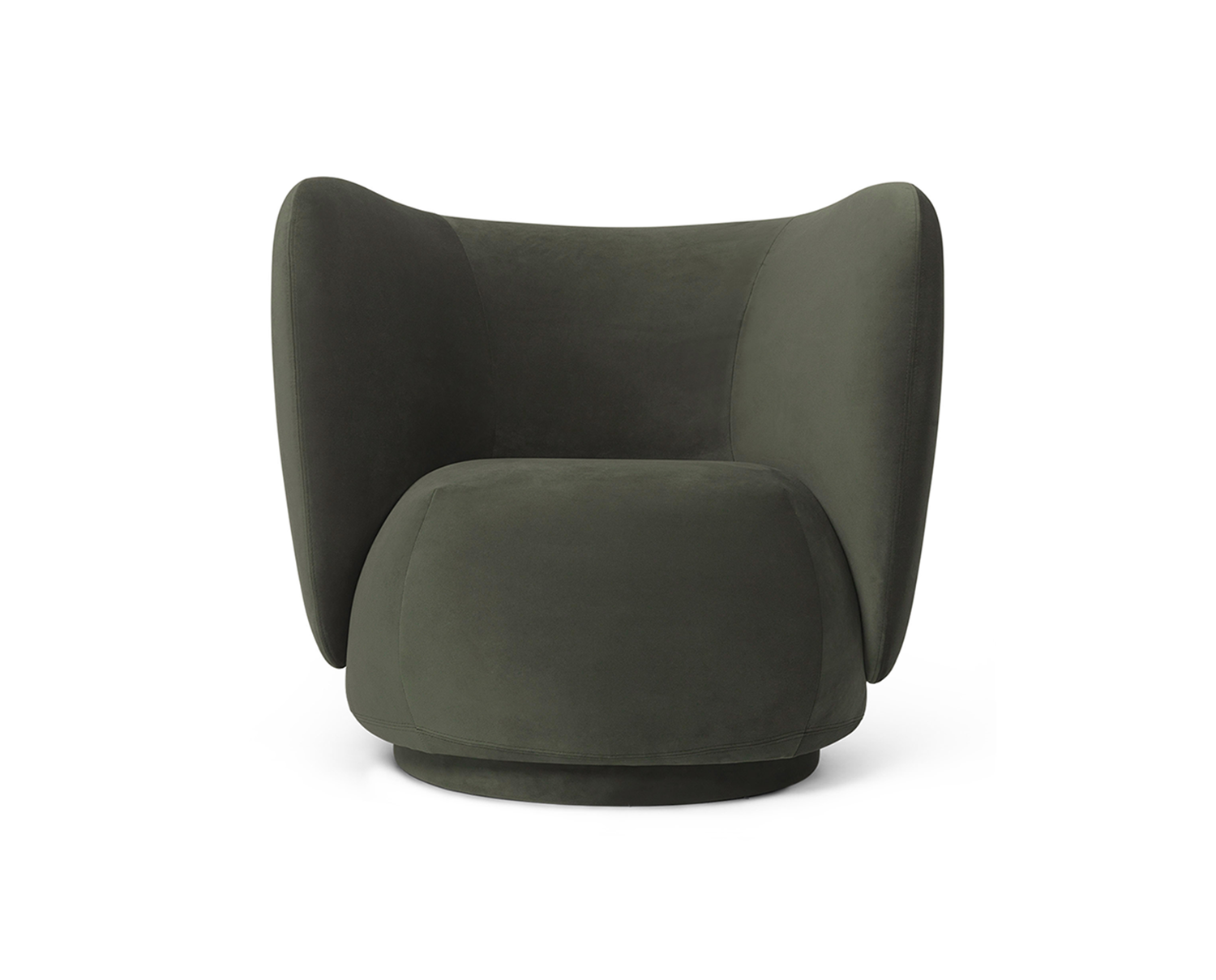 fermLIVING-Rico-Lounge-Chair-RichVelvet-Pine-1104267858