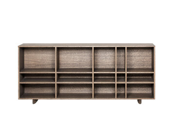 Kilt Open 137 reol i røget eg