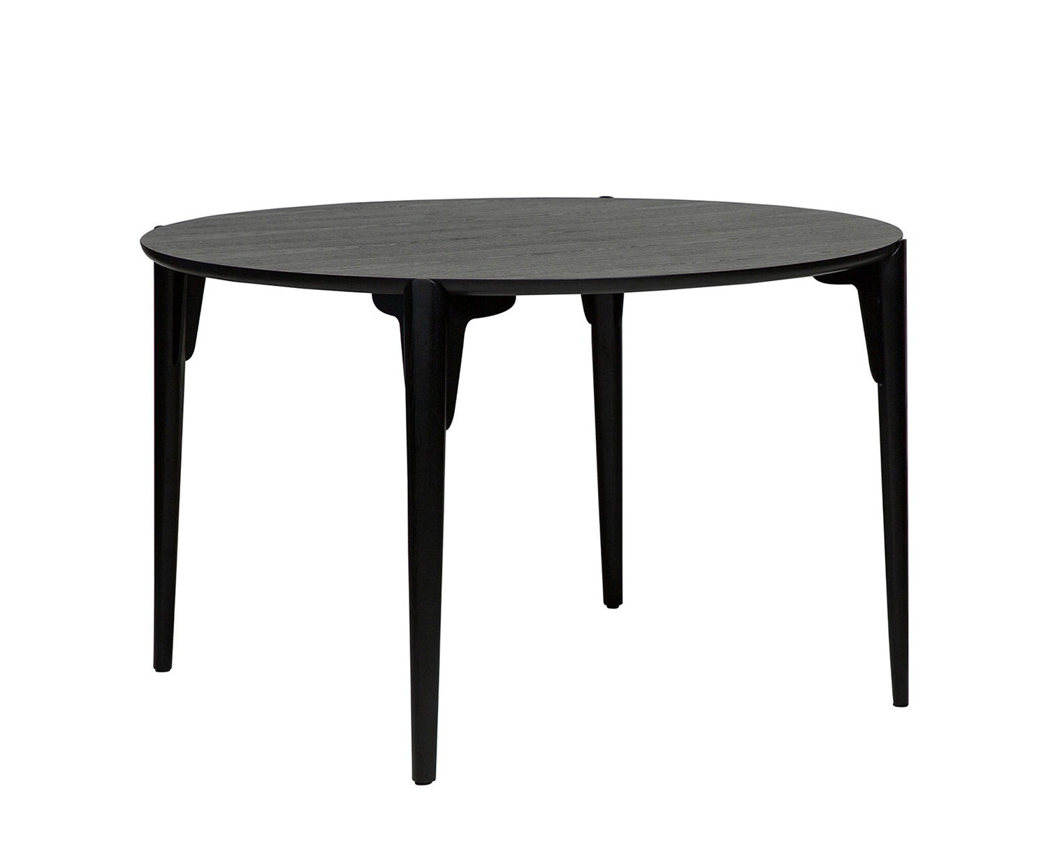 Paragon-Matbord-D120-Svartbetsad-Ask