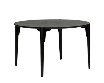 Paragon-Matbord-D120-Svartbetsad-Ask