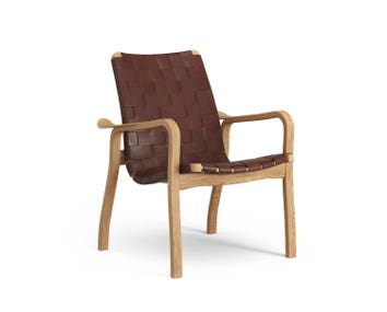 Swedese-Primo-Low-Oiled-Oak-Strap-Leather-Brown-Red