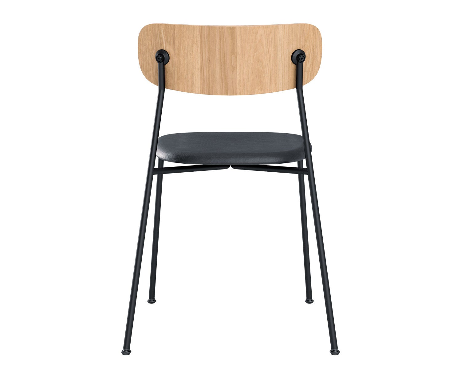 Scope-chair-whitepigm.-matt-lacquer-oak-veener-black-leather-seat-Andersen-Furniture_1
