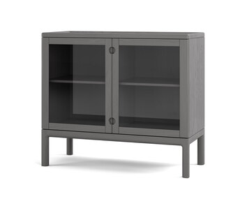 Stolab-Prio-Cabinet-H80-Glass-Dark-Grey-62-Oak