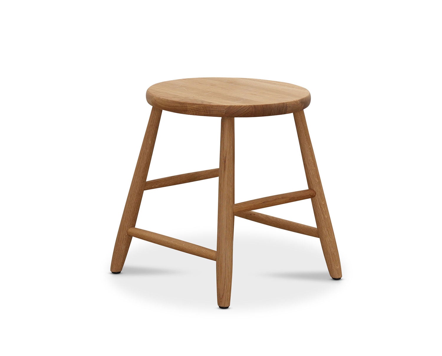 Palle Skammel med siddehøjde på 44 centimeter i linoliebehandlet eg