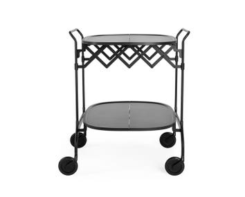 Kartell-Gastone-Serving-Trolley-Black