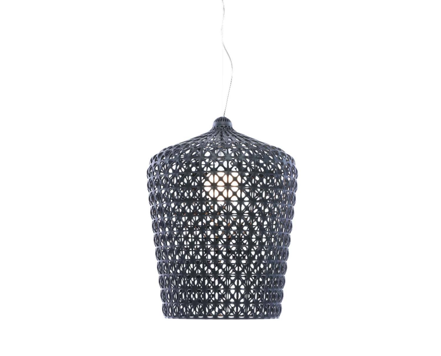 Kabuki-taklampa-black-glossy-1-Kartell