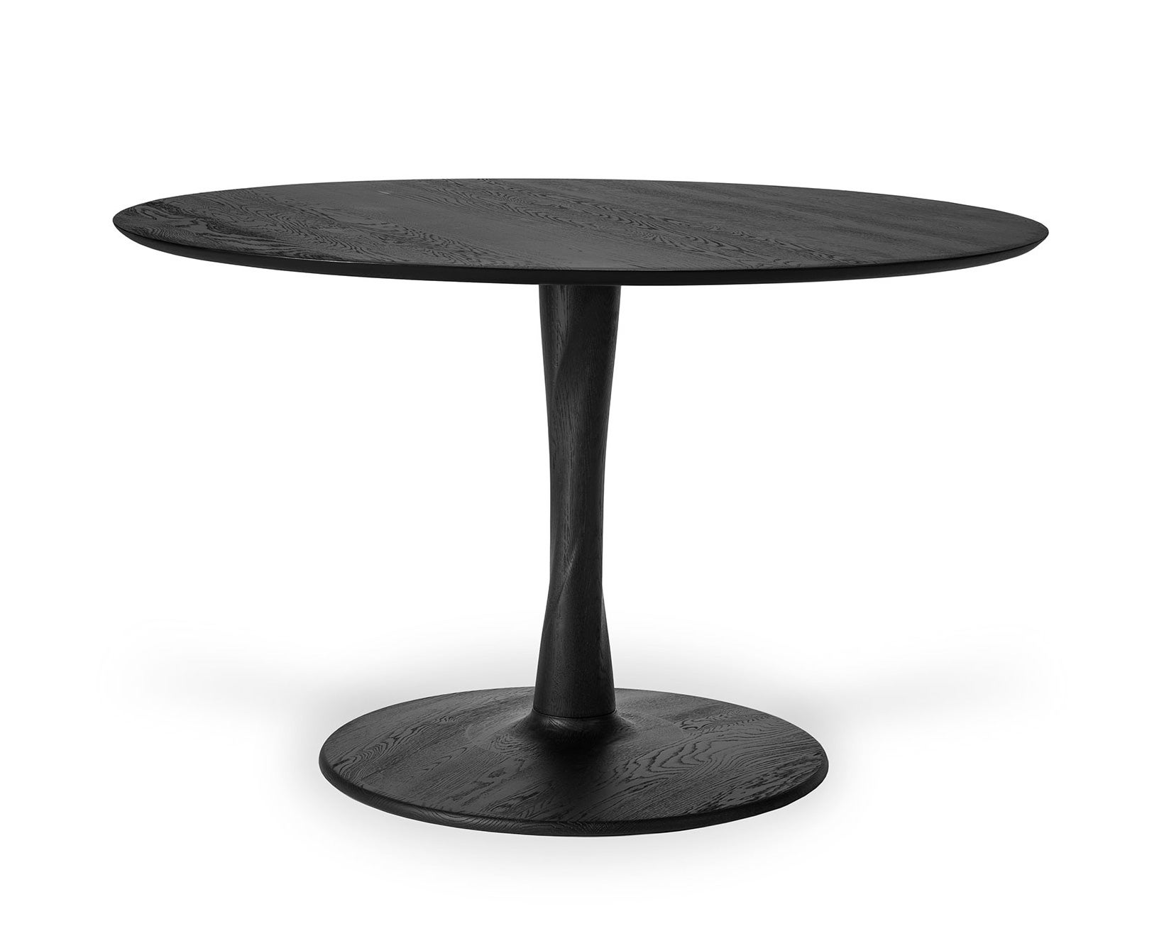 Torsion-Matbord-D127-Svart-Ek