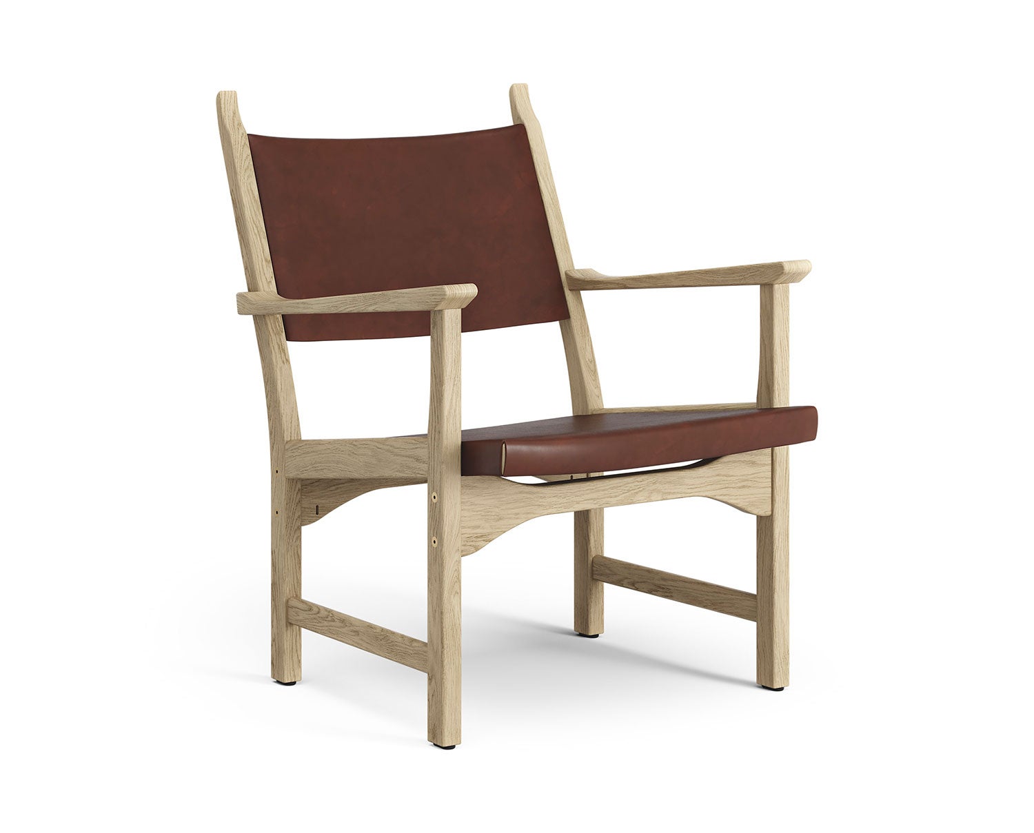 Swedese-Caryngo-Chair-Oak-Varnished-Saddle-Leather-Brown-Red