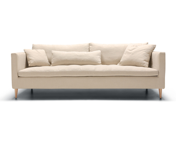 Sits Lill beige sofa 3-personers LCV i stof Caleido 1419 Natural