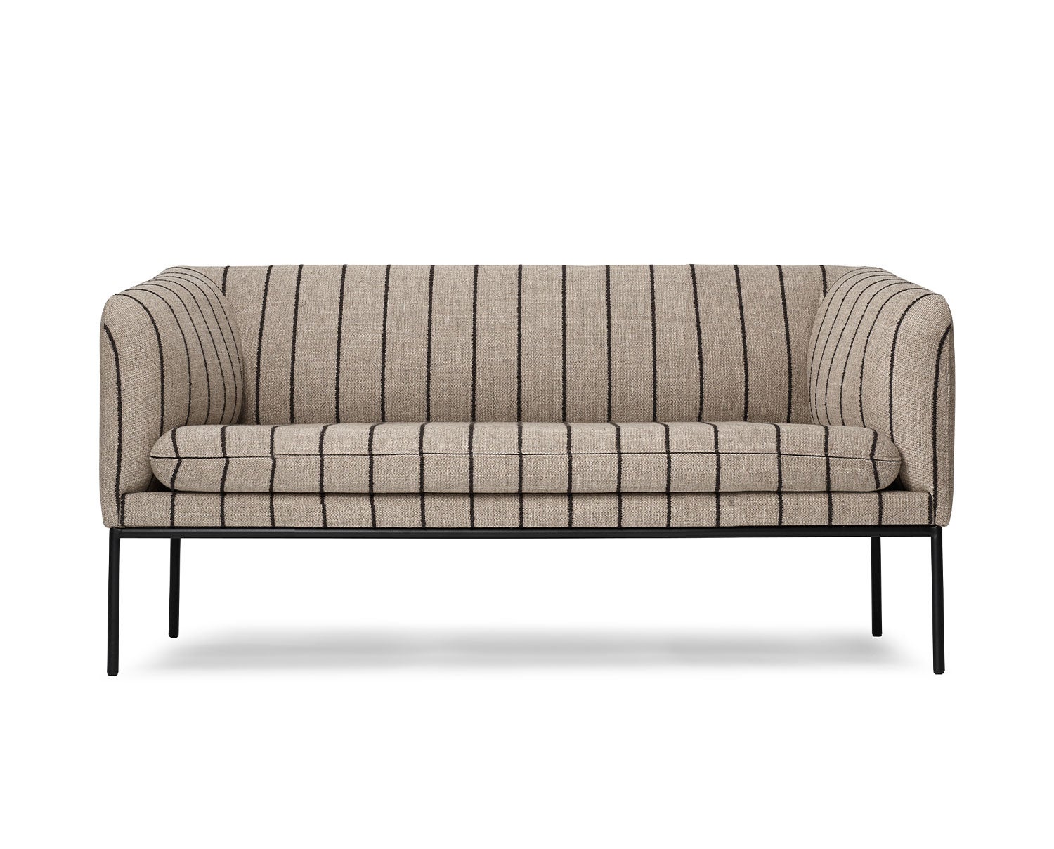 Ferm-Living-Turn-Sofa-2-Seater-Pasadena-Sand-Black