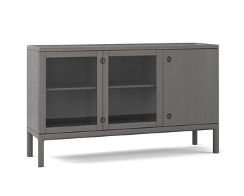 Stolab-Prio-Sideboard-Low-Glass-Dark-Grey-62-Oak