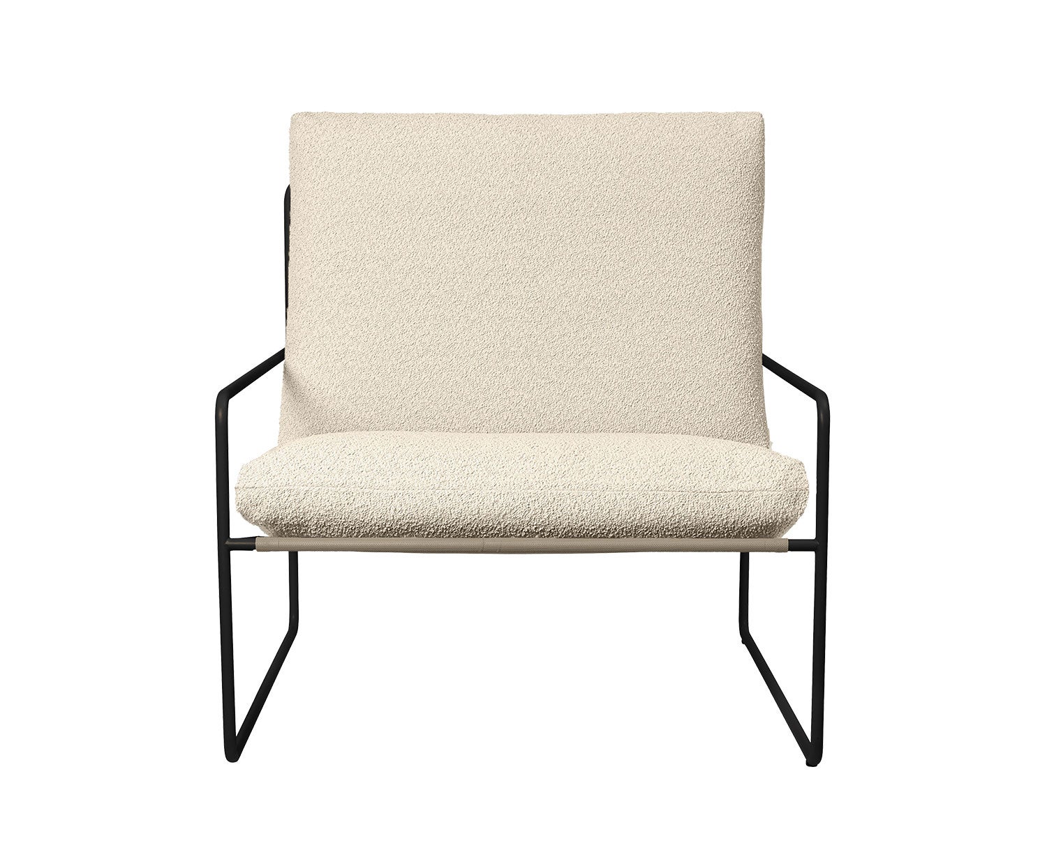 Ferm-Living-Desert-1-Seater-Black-Pure-Boucle-Off-White