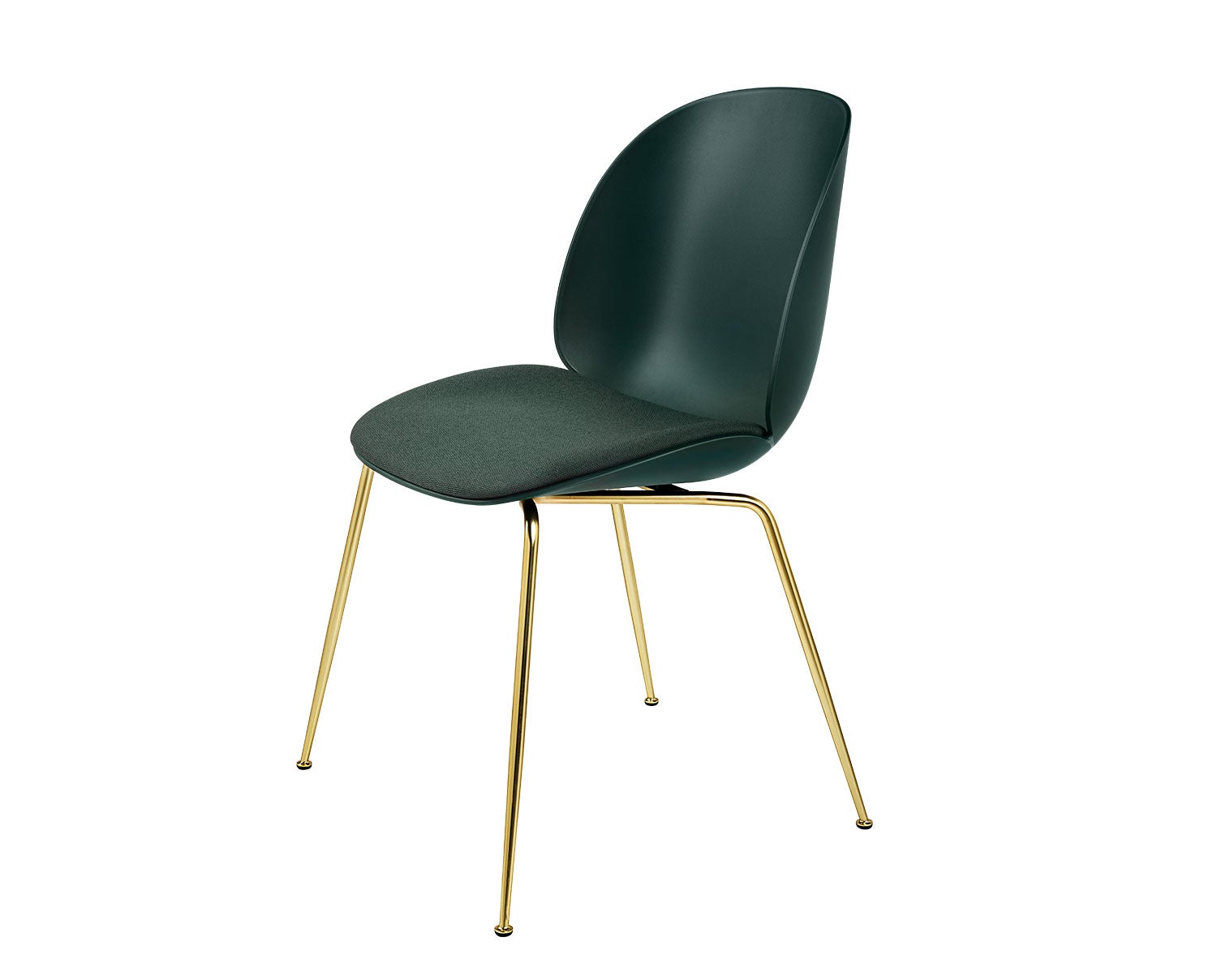 Beetle_DiningChair_Conic_SeatUpholstered_Brass_DarkGreen_Kvadrat_Messenger-4-087_F3Q