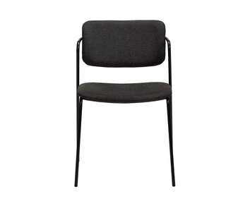 Zed-Stol-Tyg-Crow-Svart-Metallben-1