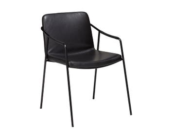 Boto-Stol-Svart-Konstlader