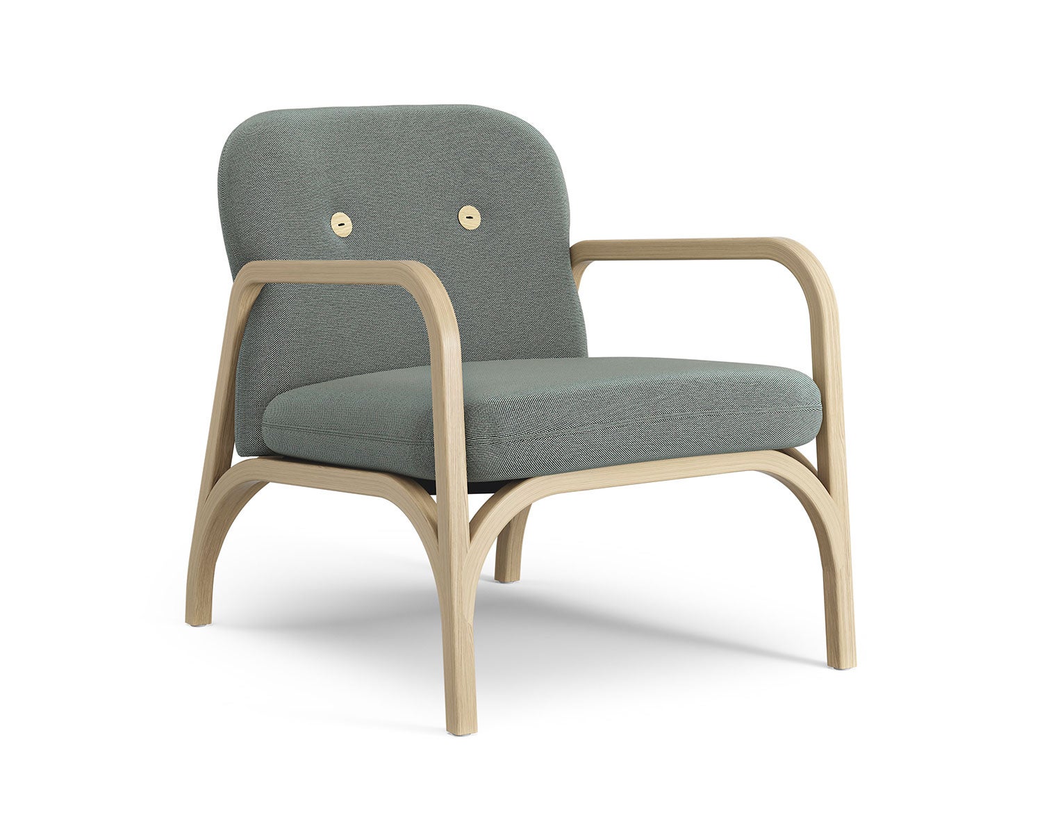 Button-Fåtölj-Lackad-Ek-Tyg-Steelcut-Trio-0916