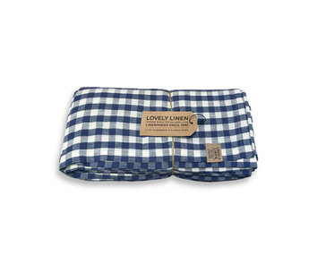 Lovely-Linen-Misty-Square-Bordsduk-Denim-Blue