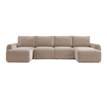 Innovation-Norum-Sofa-Bed-U-Shape-Curve-Arms-417-Esina-Mocha