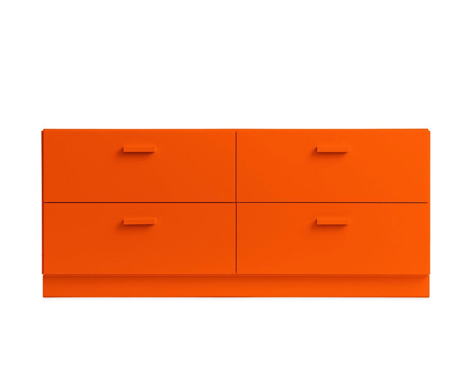 Relief Kommode Lav Orange | Sokkel
