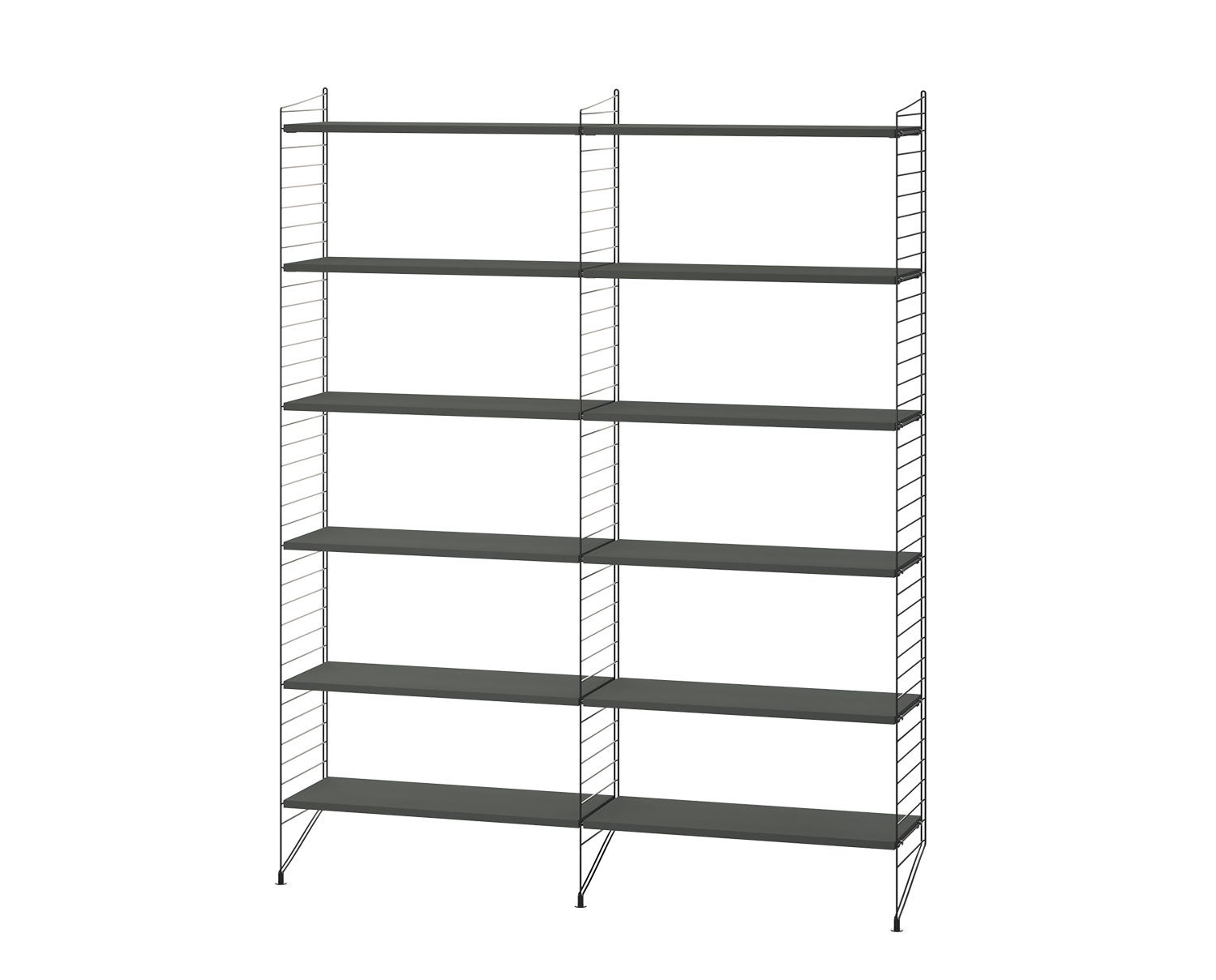 String Kombination Stue A Mørkegrå/Sort