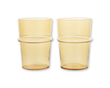 Ferm-Living-Boya-Tall-Glasses-Set-of-2-Yellow-0916-1