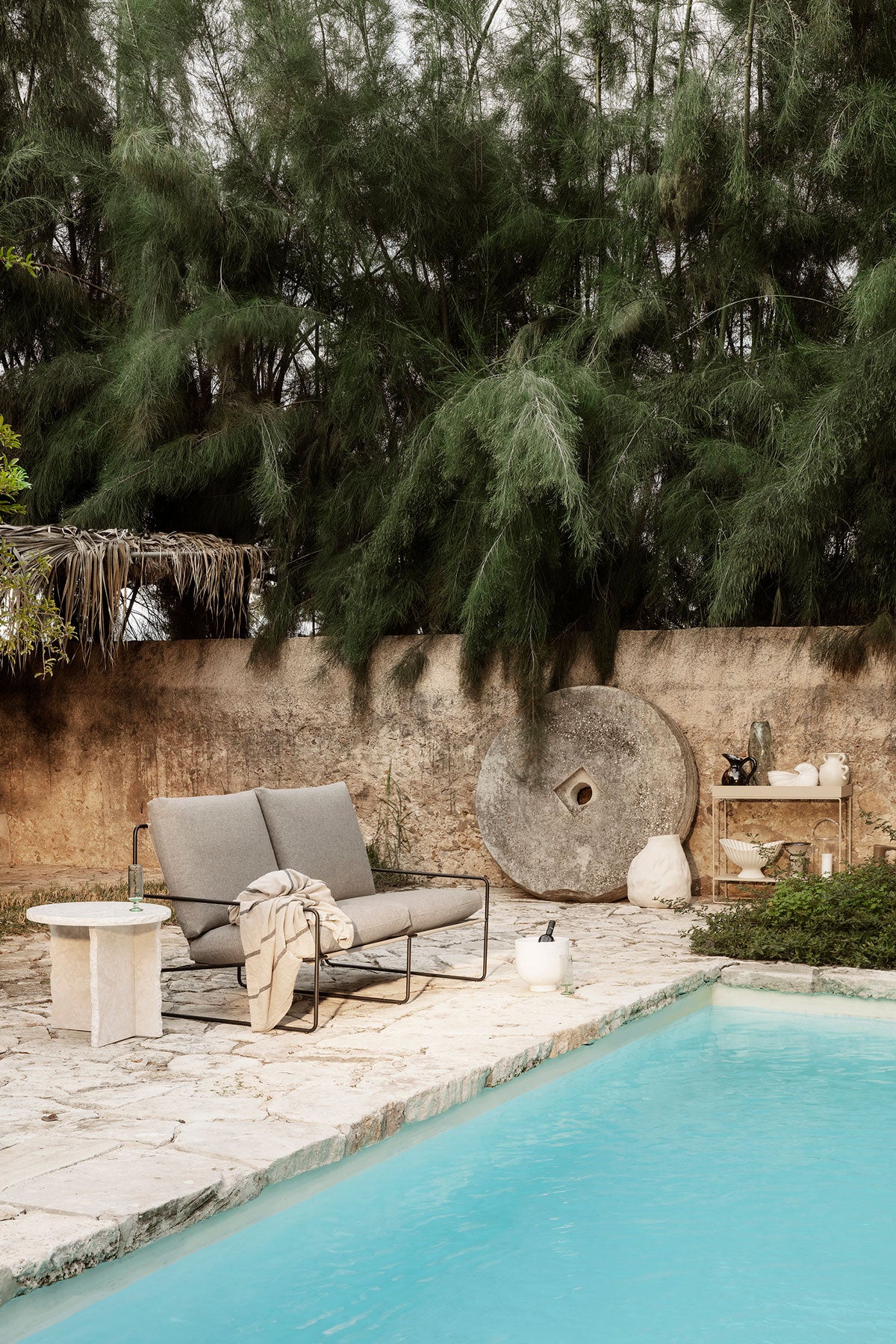 Ferm-Living-Desert-2-Seater-Black-Dark-Sand-Lifestyle