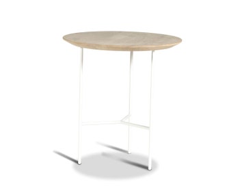 Tribeca-Sidobord-47-cm,-Såpad-Rustik-Ek-Vita-Ben