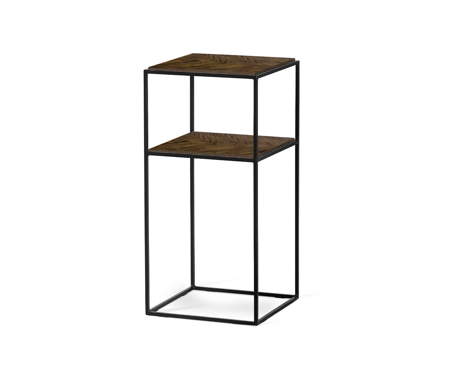 Lime-sangbord-med-underhylla-brunbetsad