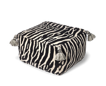 Zebra-puff-classic-collection-PO55ZEBW