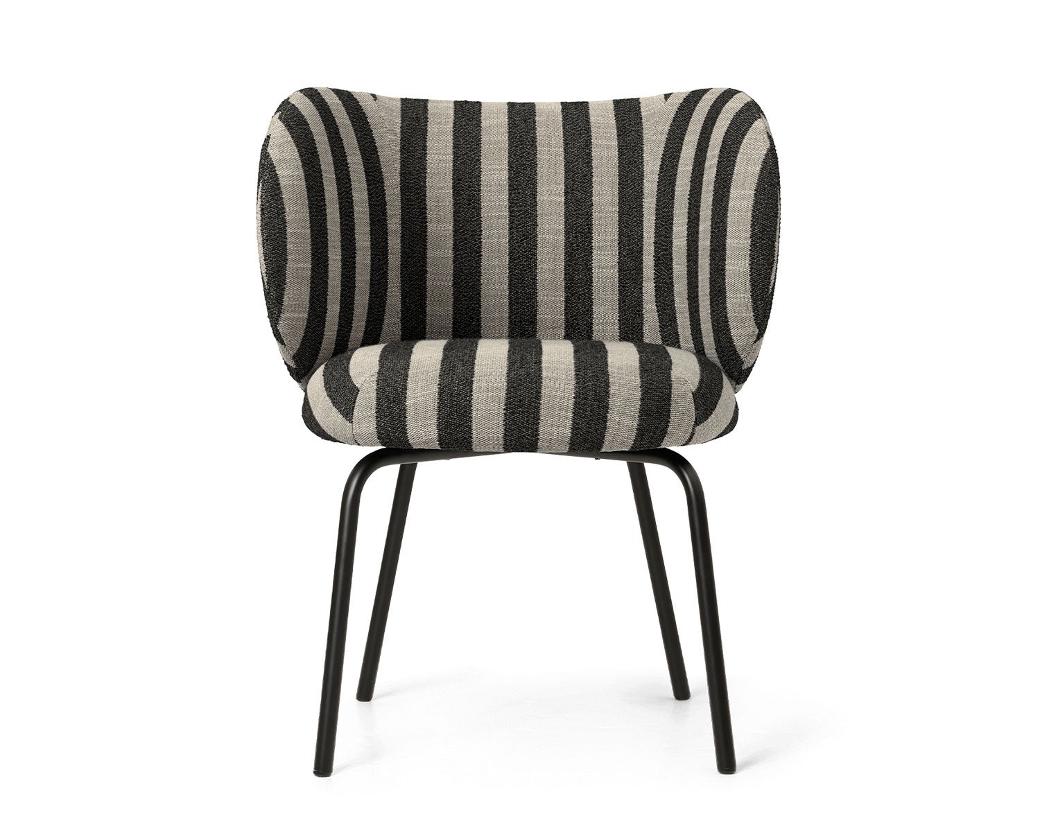 Ferm-Living-Rico-Dining-Chair-Louisiana-Sand-Black