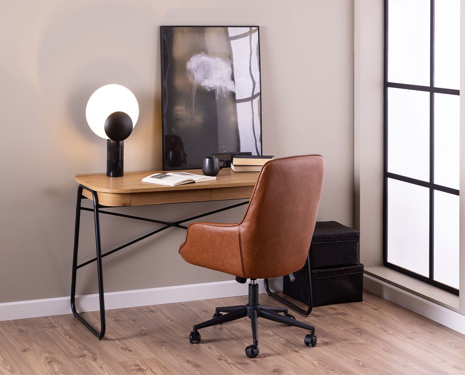 actona-erik-skrivbordsstol-cognac