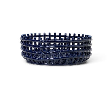 Ferm-Living-Ceramic-Centerpiece-Blue