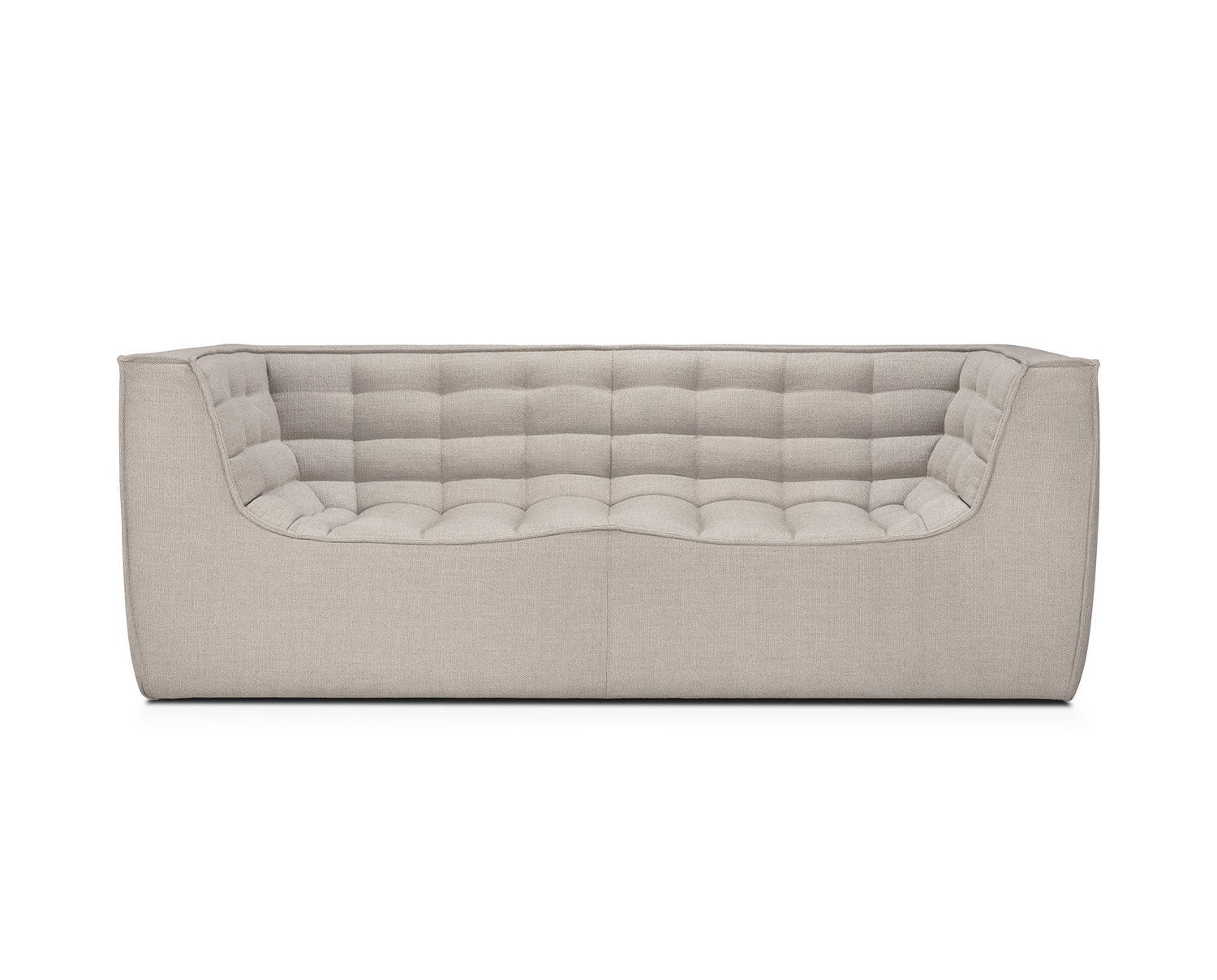 Ethnicraft-N701-Sofa-2S-Fabric-Beige-Arm-Rest