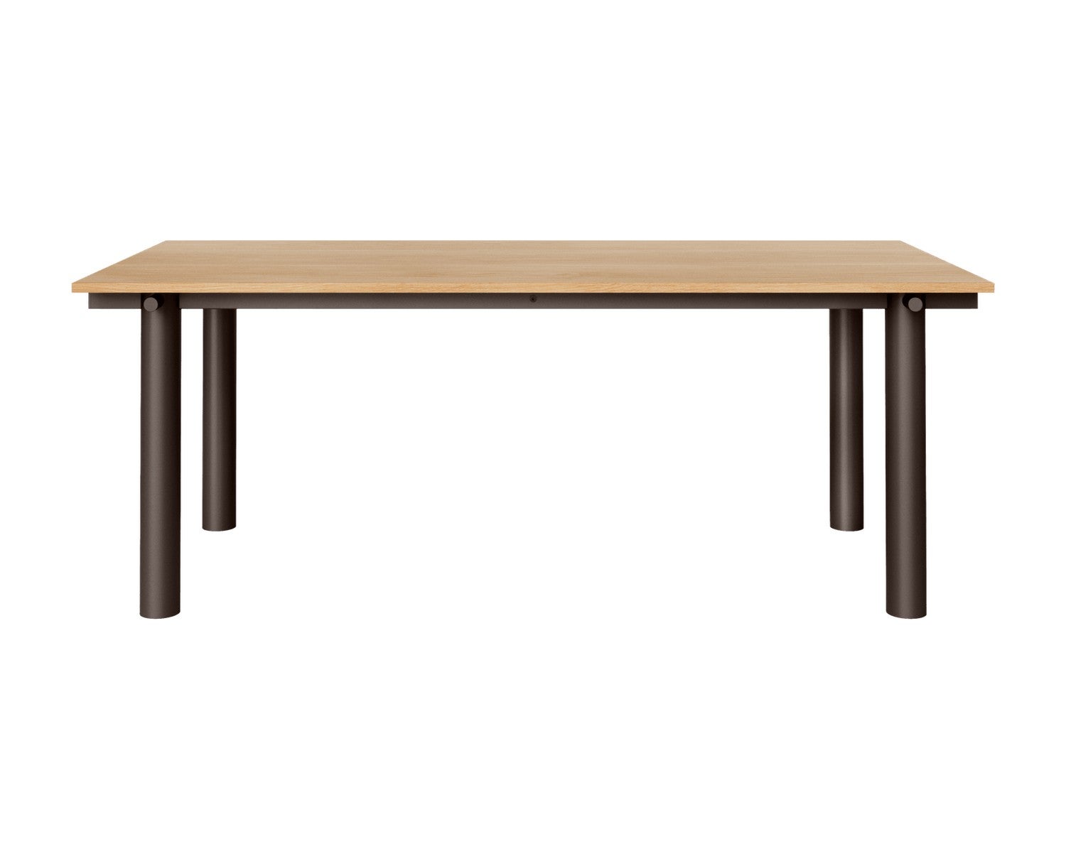 Ferm-Living-Atura-Matbord-200x90-Dark-Chocolate-Natural-Oak-1