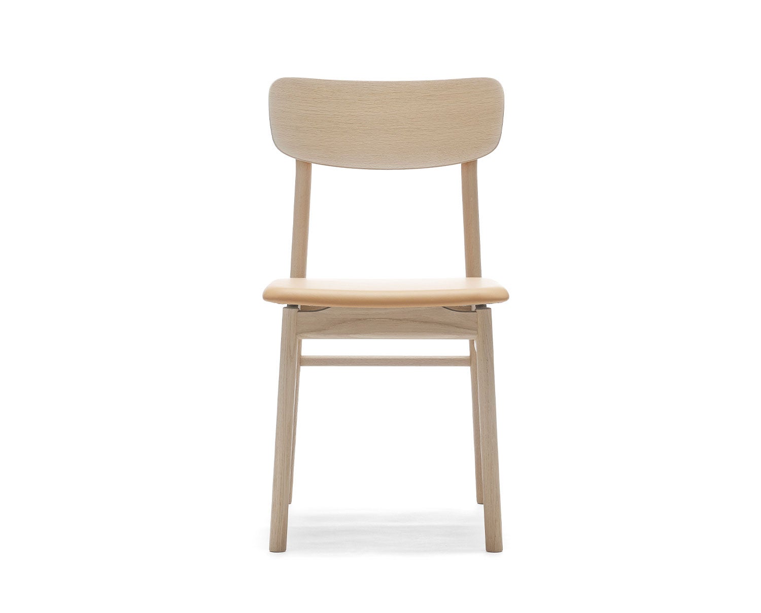Stolab-Prima-Vista-Chair-Bright-Matt-Lacquer-Oak-Elmosoft-22030-Beige